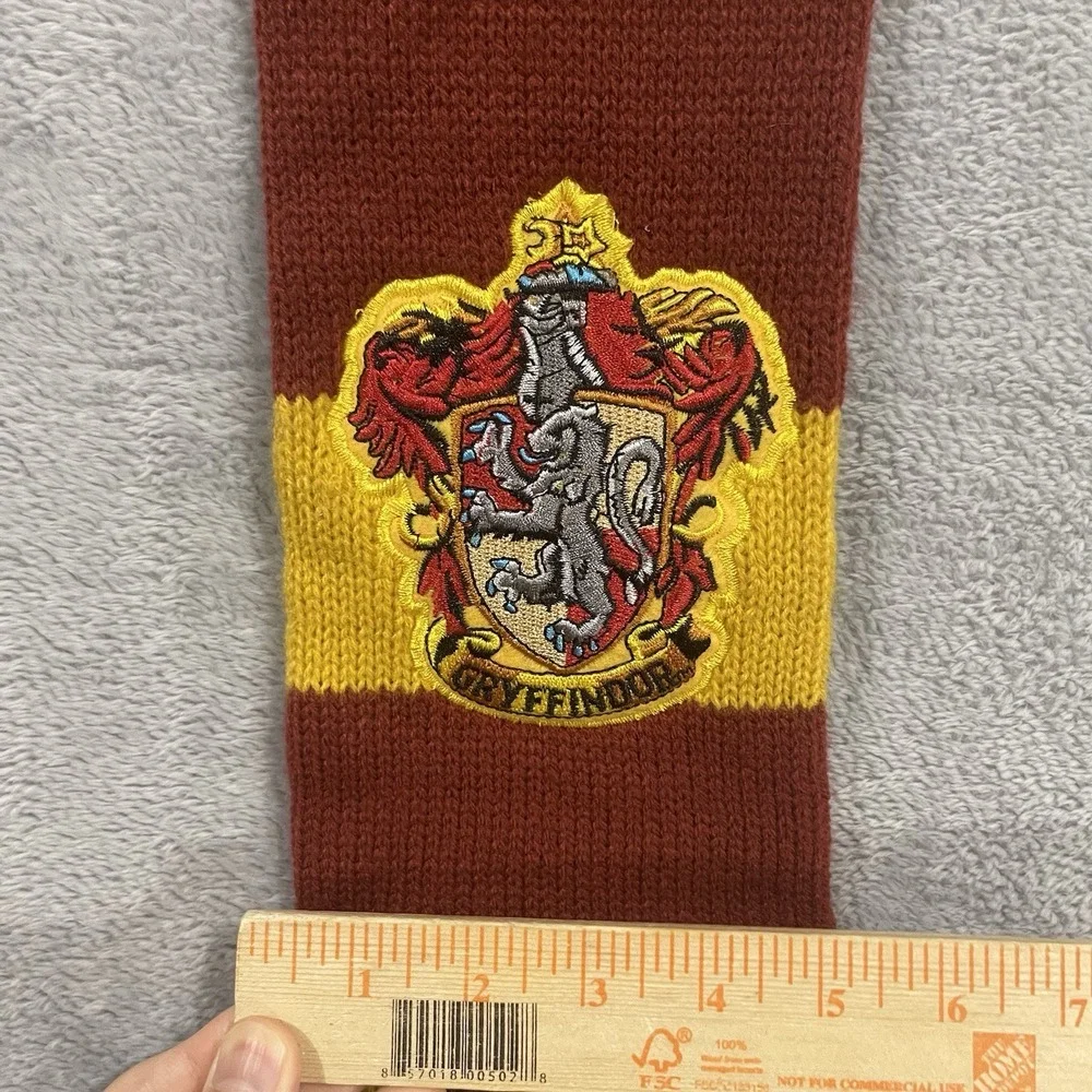 Harry Potter Hogwarts Striped Scarf Red Yellow Cosplay
